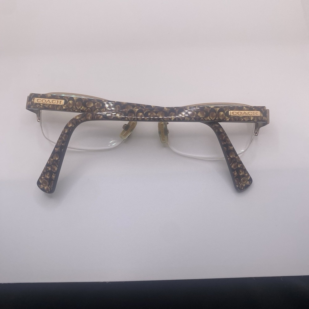 Coach Eyeglasses FRAME ONLY HC5053 Eulalia Half Rim 52-18-140 Sand Beige 790 - Picture 6 of 15